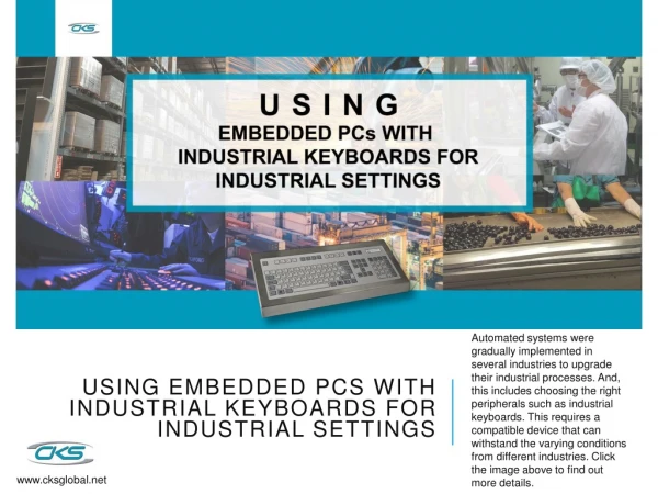 Using Embedded PCs with Industrial Keyboards for Industrial Settings