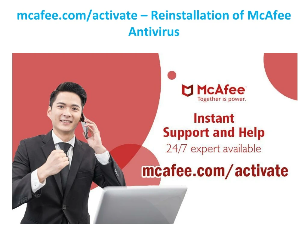 mcafee com activate reinstallation of mcafee antivirus