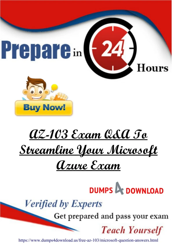 Buy Microsoft AZ-103 Exam Dumps Questions | Dumps4Download.us