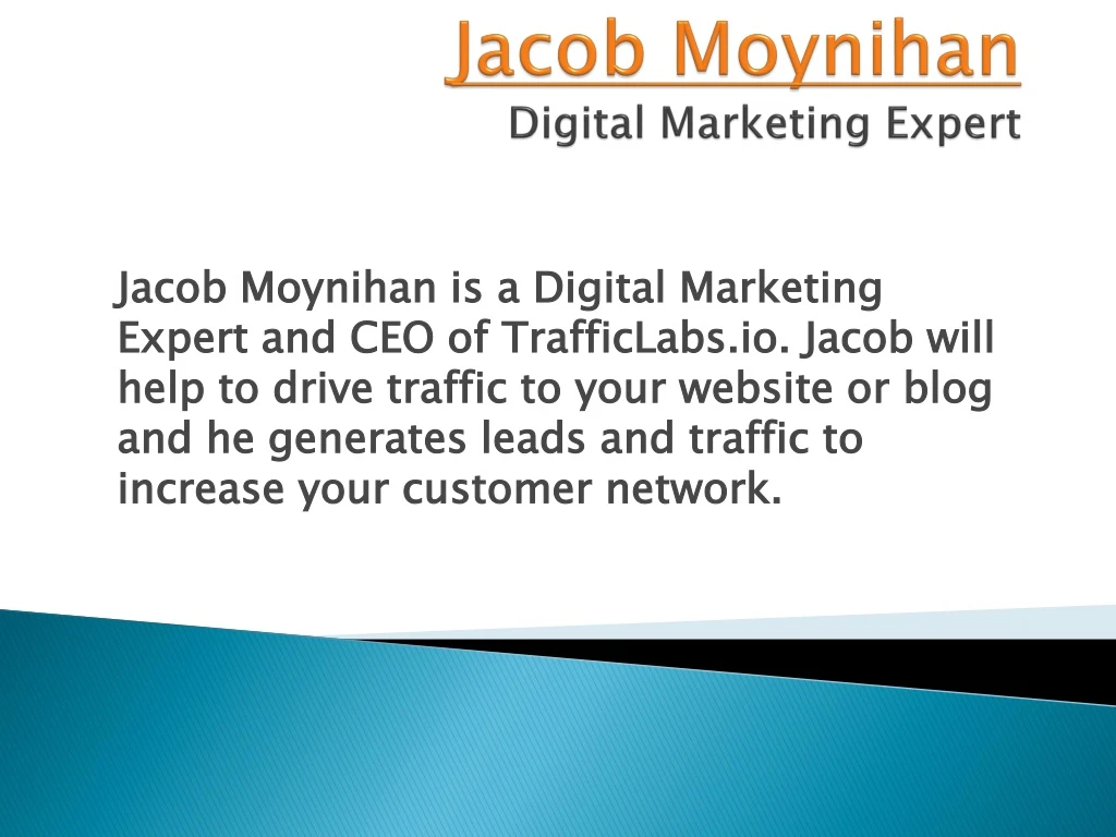 jacob moynihan digital marketing expert