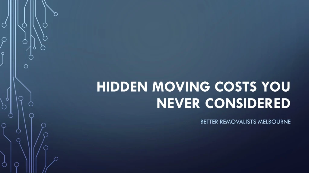 hidden moving costs you never considered