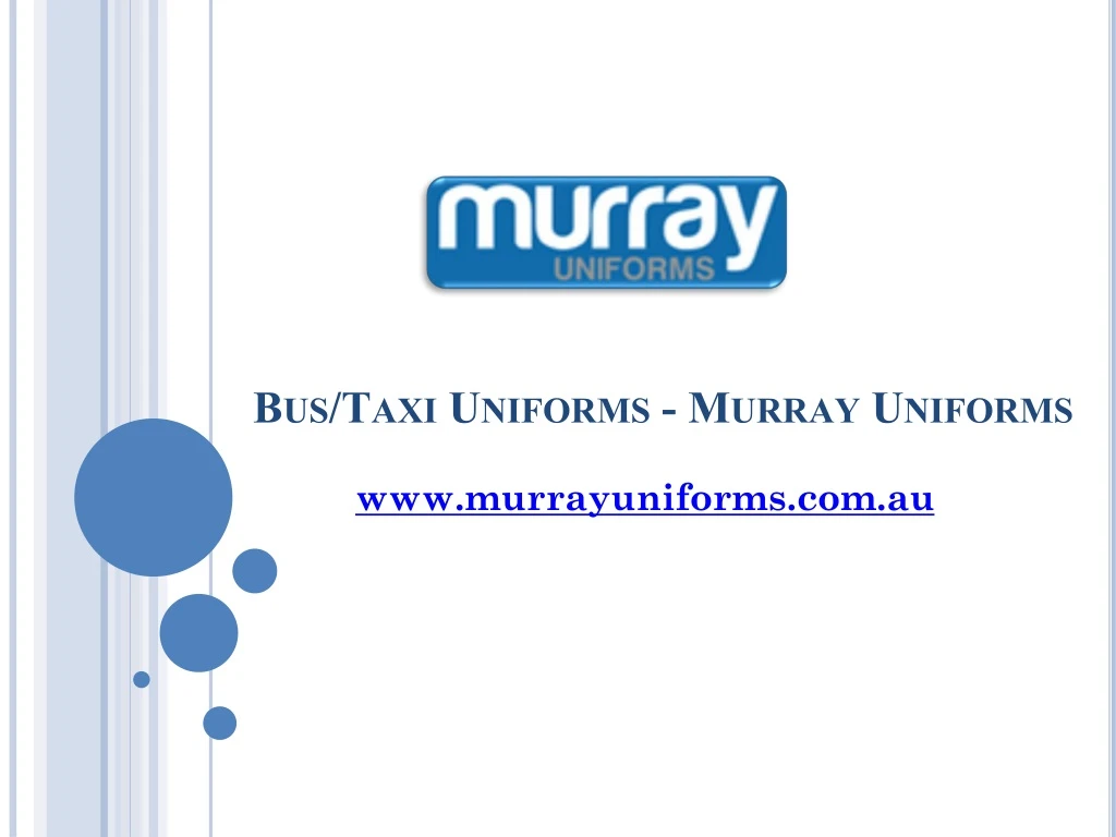 bus taxi uniforms murray uniforms