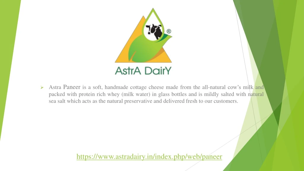 astra paneer is a soft handmade cottage cheese