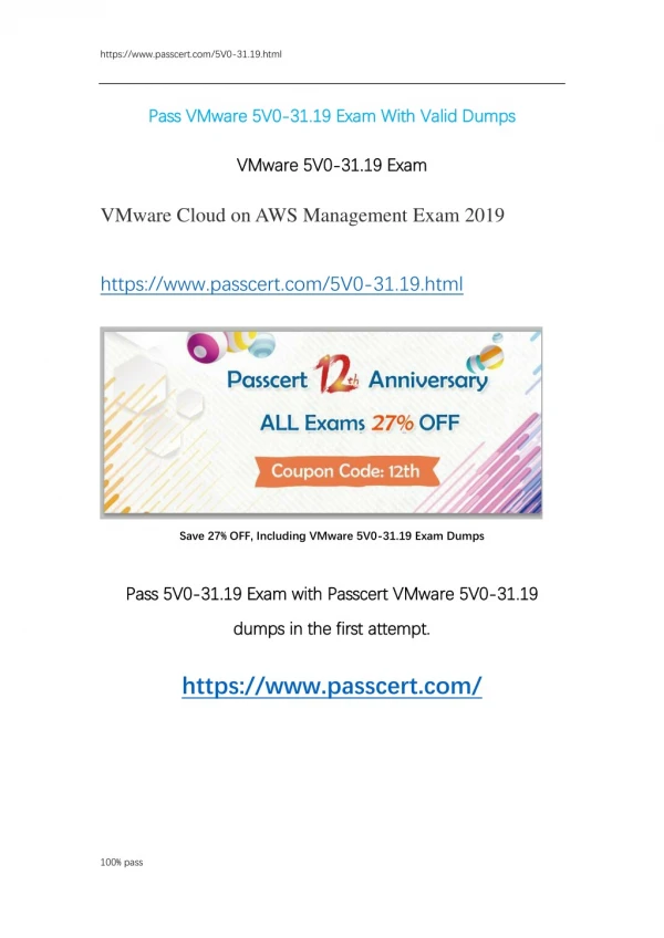 VMware 5V0-31.19 Exam Dumps