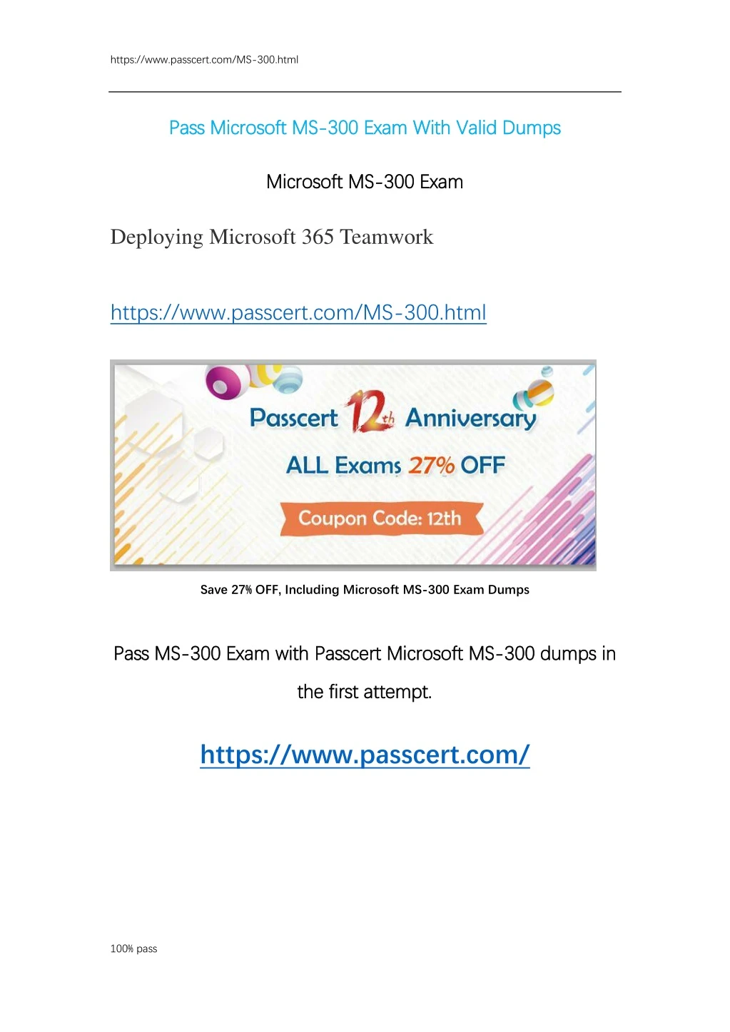 https www passcert com ms 300 html