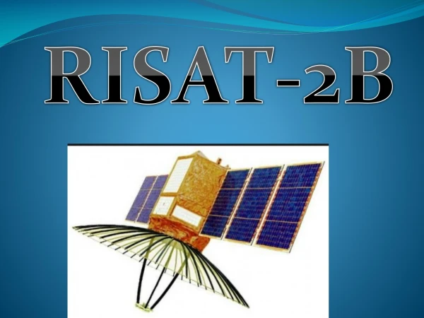 RISAT-2B Latest Launched SAT | Indian Satellite | ISRO | English