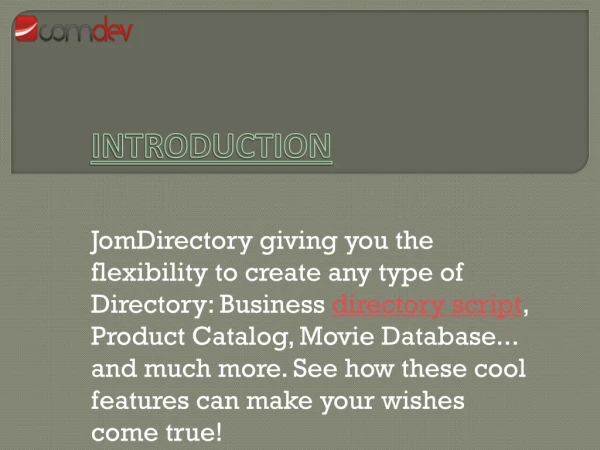 JomDirectory - Joomla Directory
