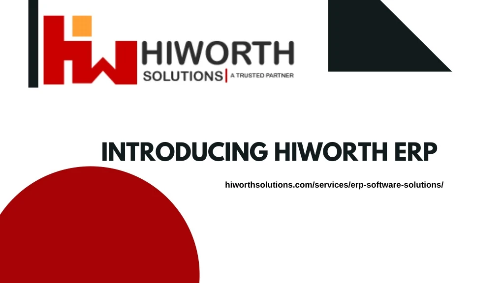 introducing hiworth erp