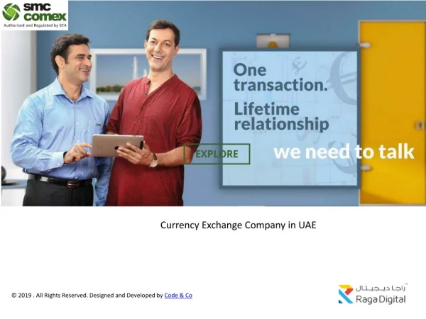 Currency Exchange Company in UAE
