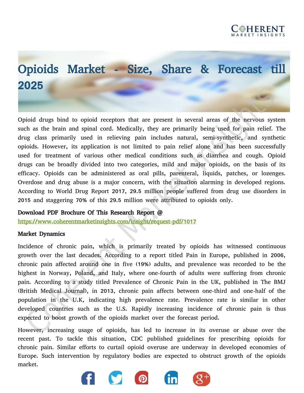opioids market size share forecast till opioids