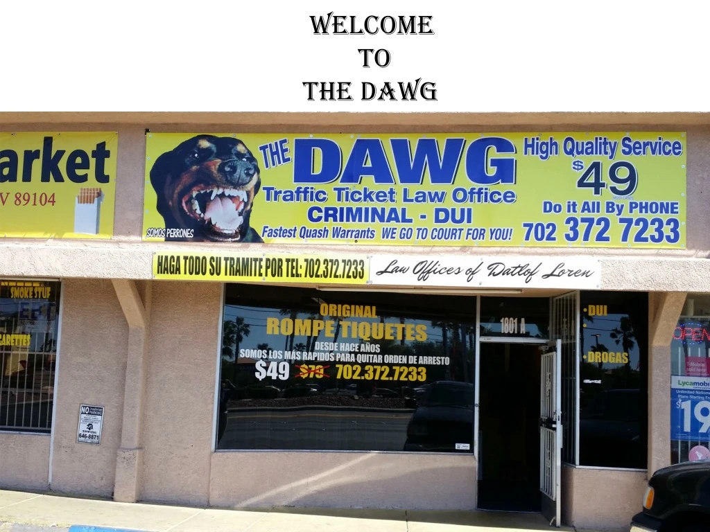 welcome to the dawg
