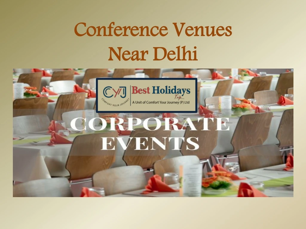 conference venues near delhi