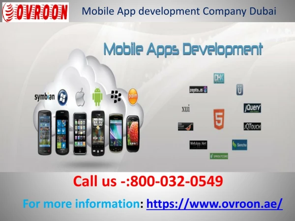 Call us 800-032-0549 Mobile App development Company Dubai