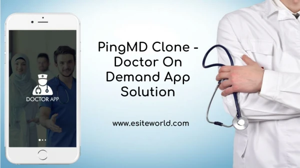 Doctor On Demand App Solution