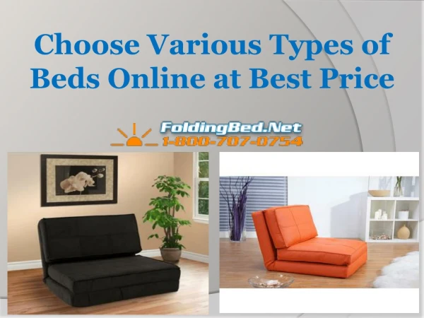 Choose Various Types of Beds Online at Best Price