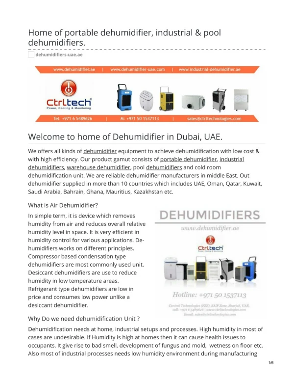 Home of portable dehumidifier, industrial & pool dehumidifiers. #dehumidifiersupplier