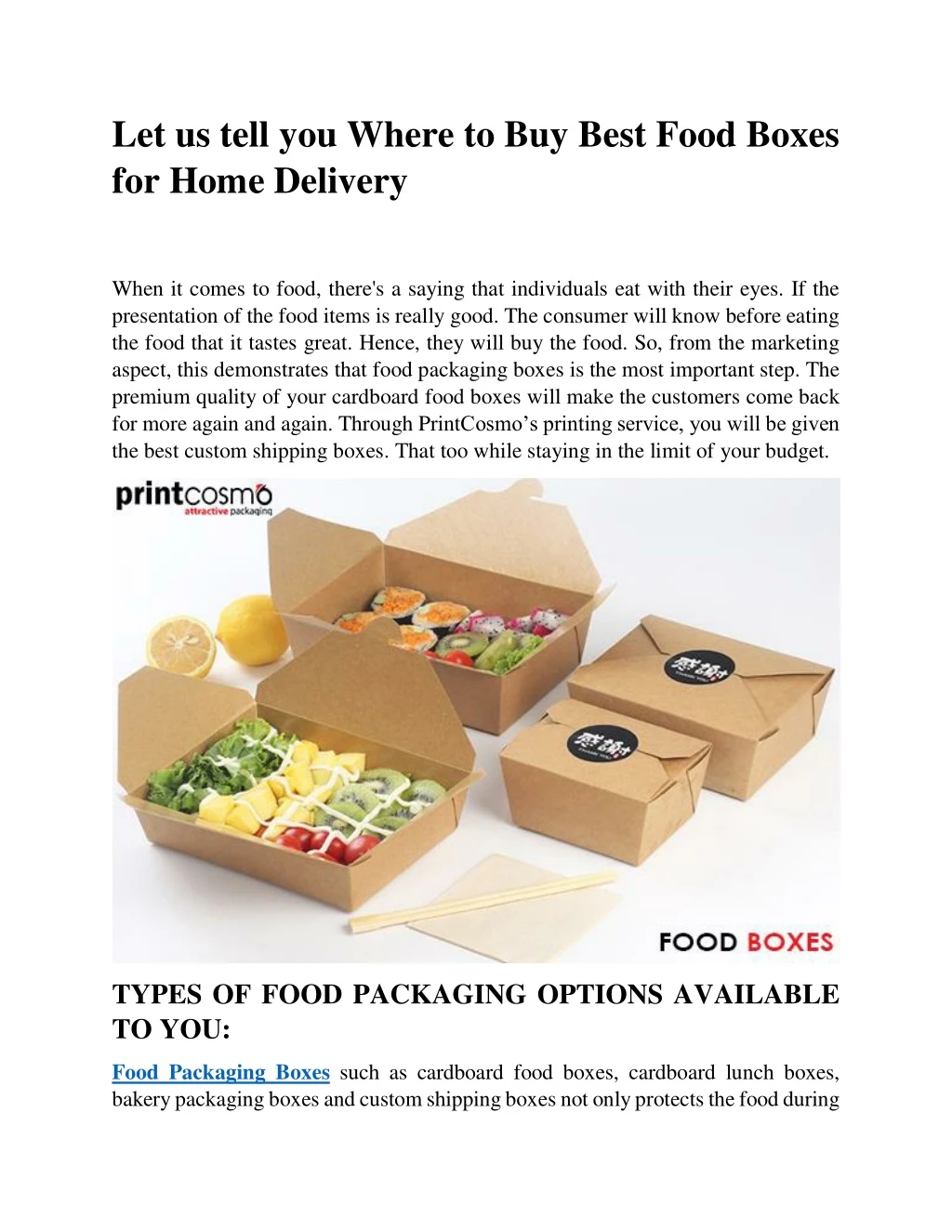 let us tell you where to buy best food boxes