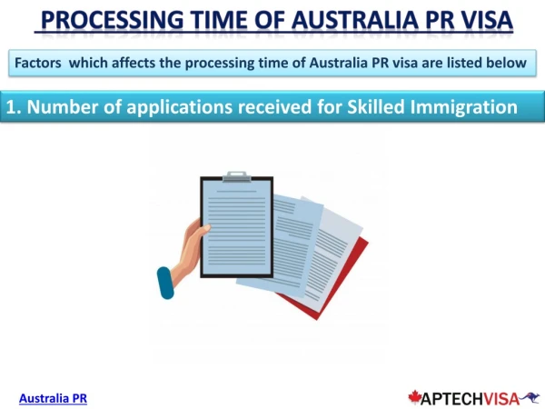 Processing time of Australia PR Visa