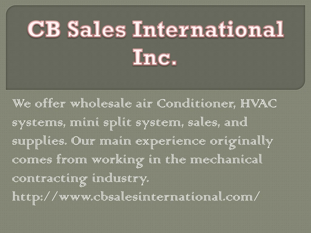 we offer wholesale air conditioner hvac systems