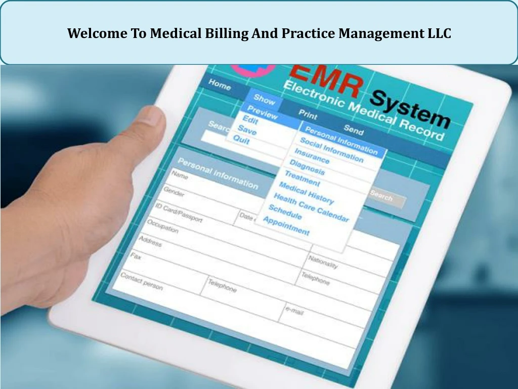 welcome to medical billing and practice