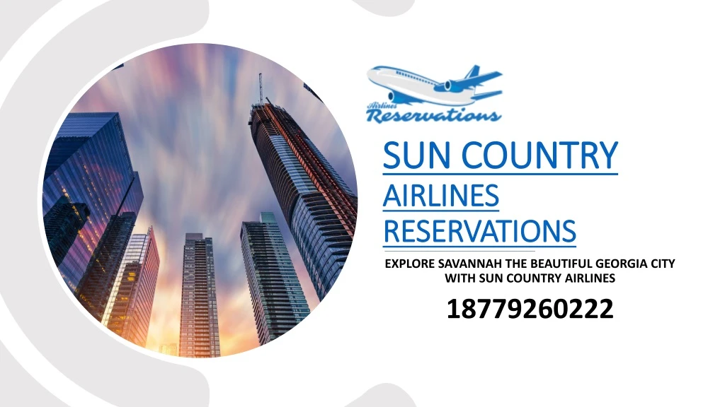 sun country airlines reservations