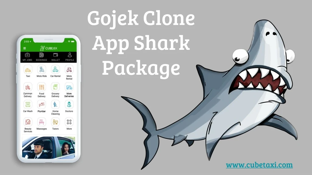 gojek clone app shark package