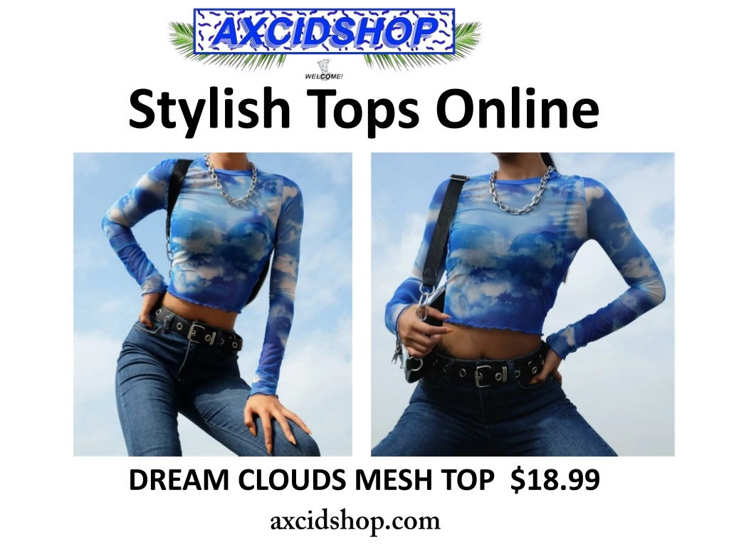 stylish tops online