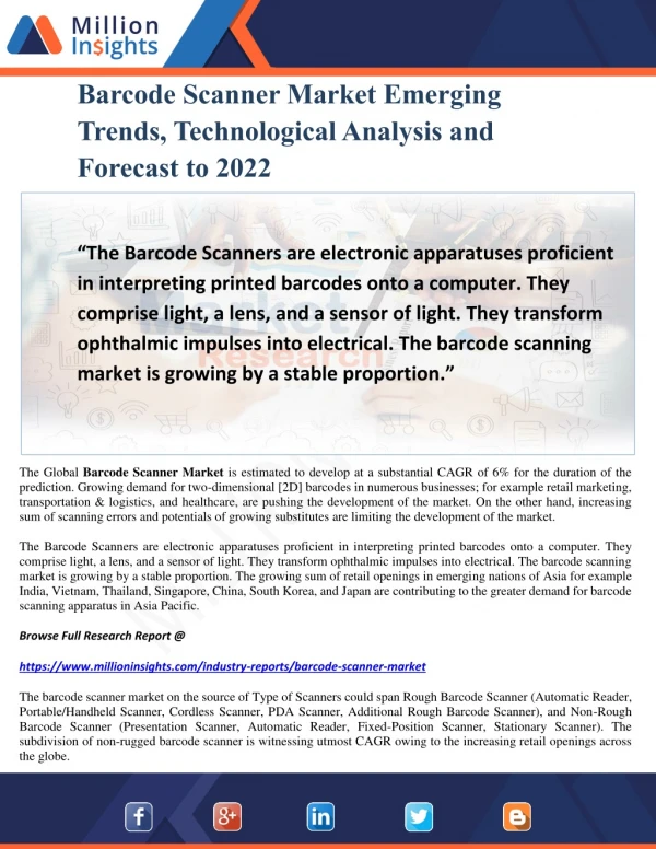 barcode scanner market emerging trends