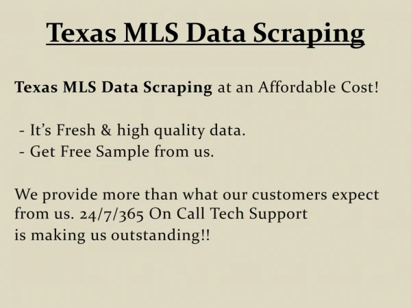 texas mls data scraping