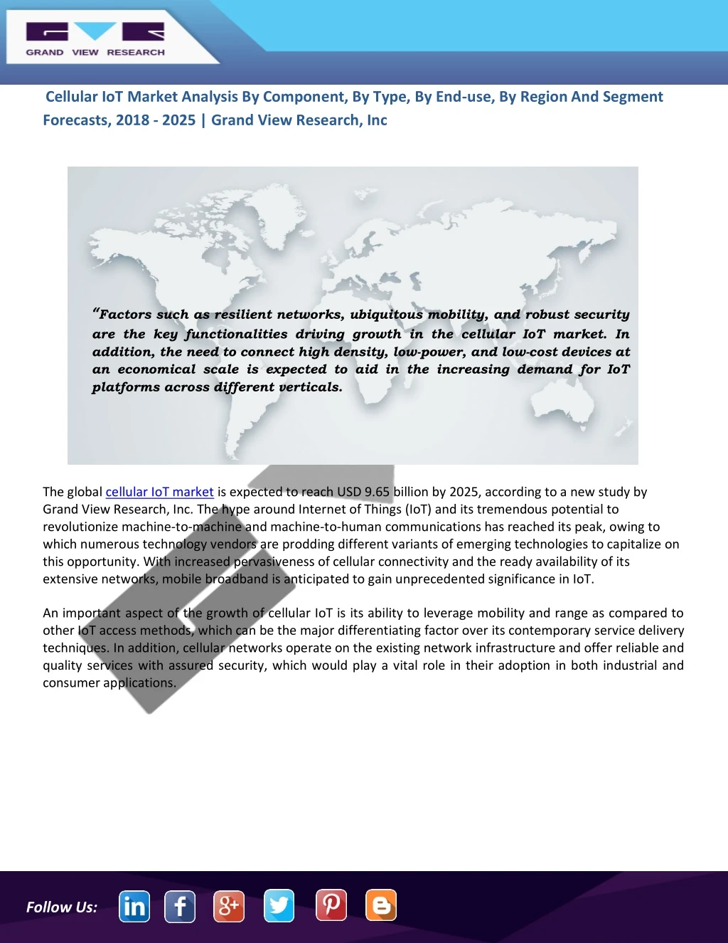 cellular iot market analysis by component by type