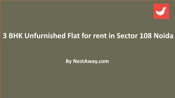 Flat for rent in Sector 108 Noida
