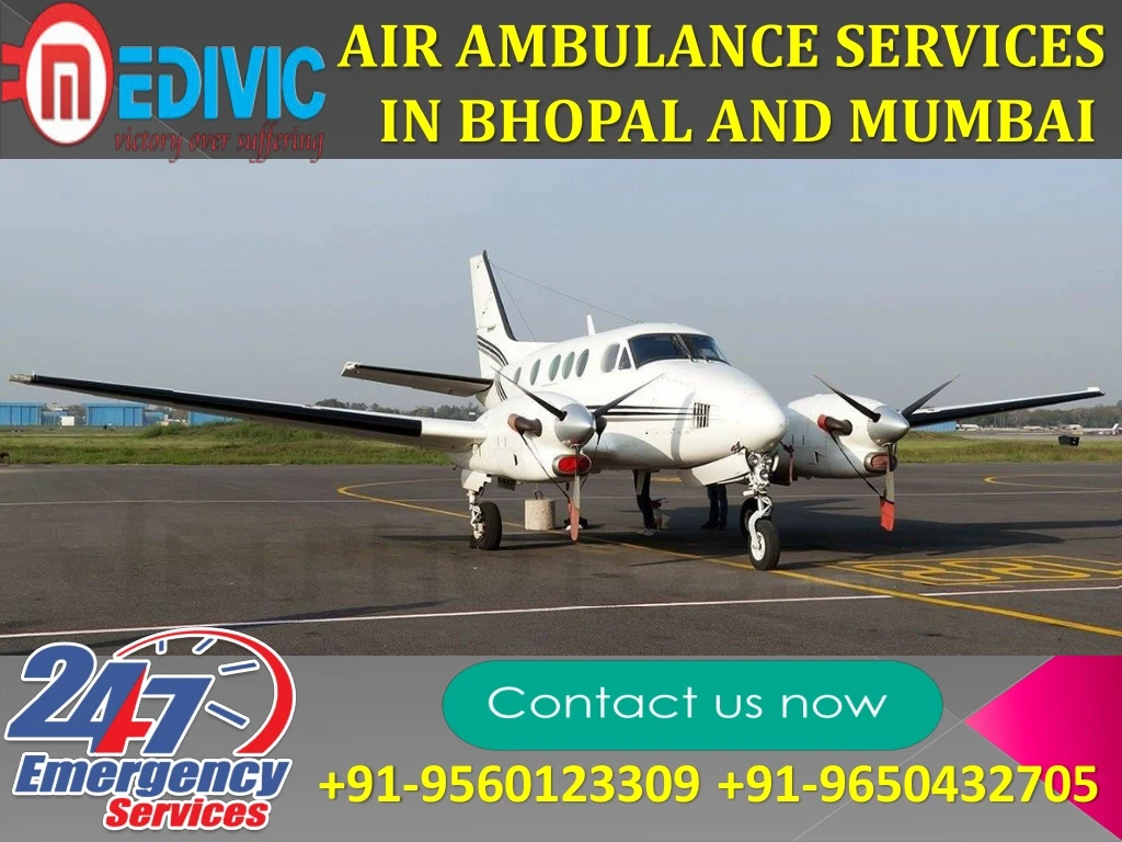 air ambulance services in bhopal and mumbai
