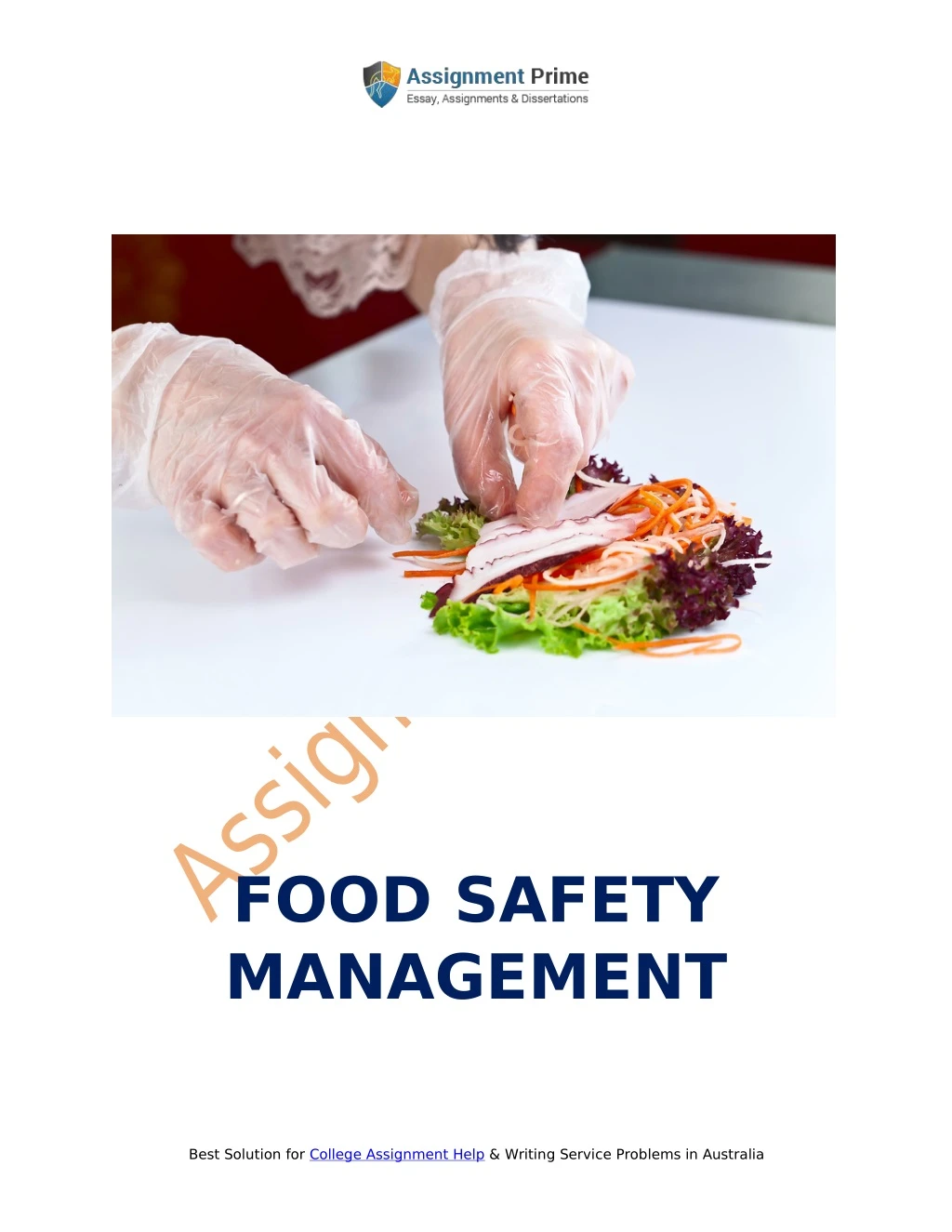 food safety management