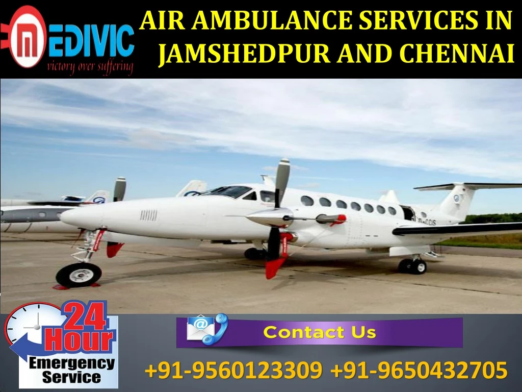 air ambulance services in jamshedpur and chennai