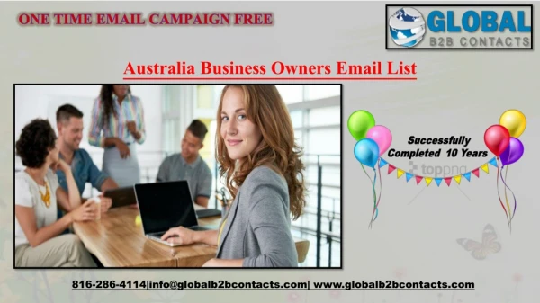 Australia Business Owners Email List