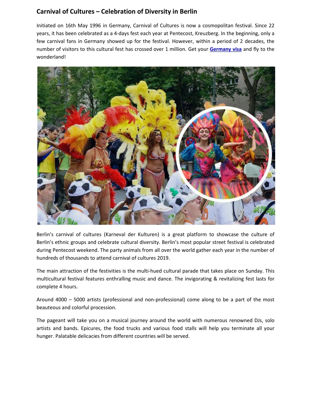 carnival of cultures celebration of diversity