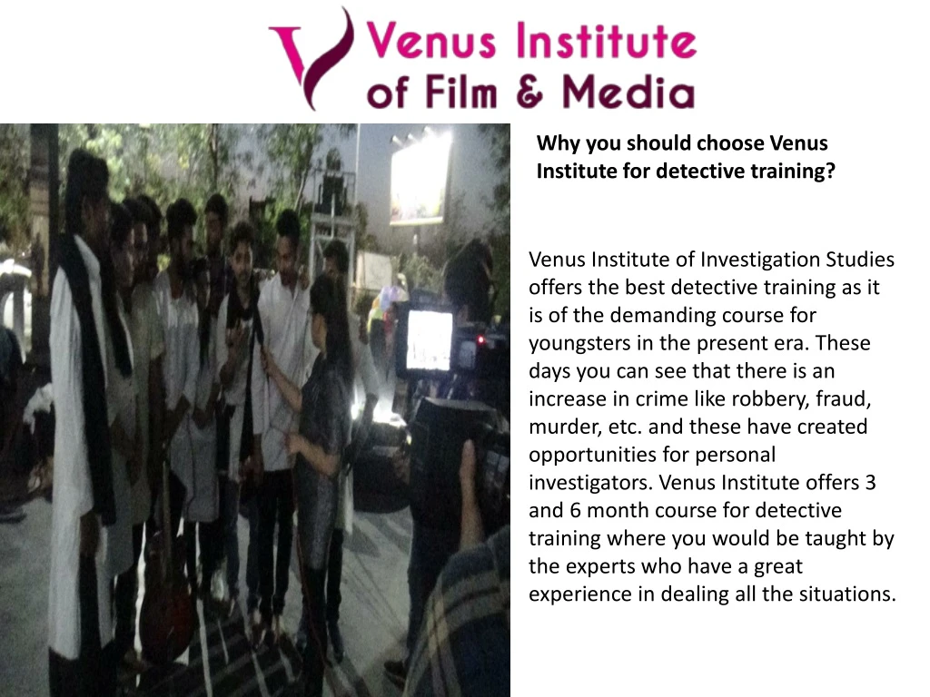 why you should choose venus institute