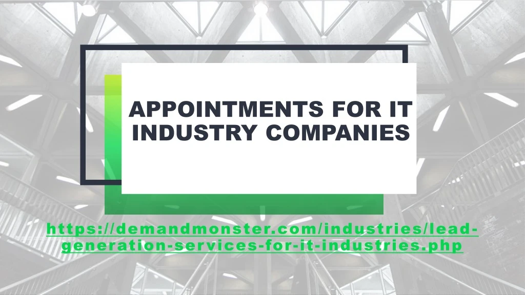 appointments for it industry companies