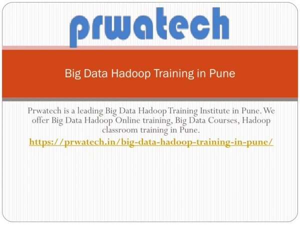 Big Data Hadoop Training in Pune