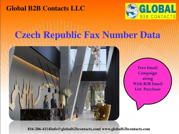 Czech Republic Fax Number Data