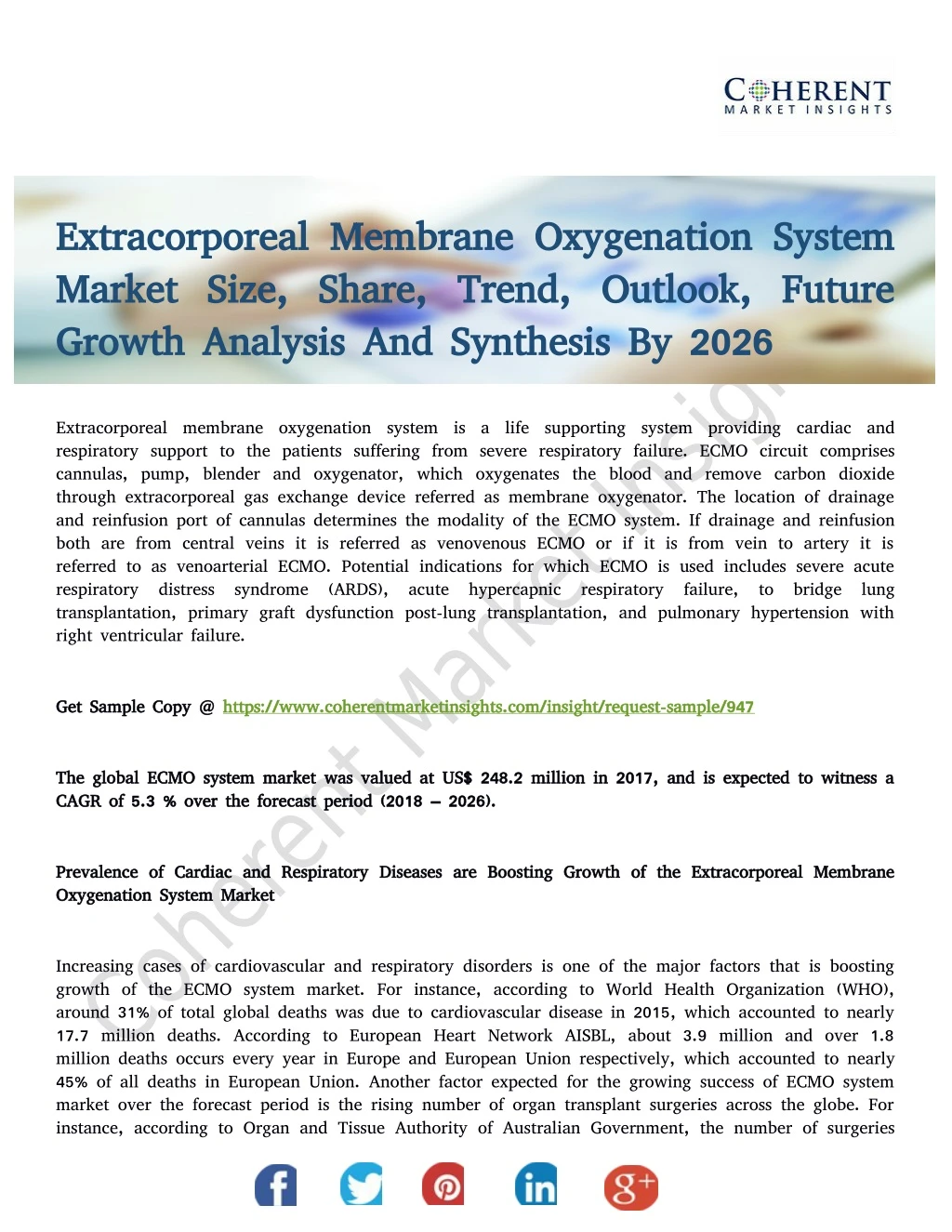 extracorporeal membrane oxygenation system