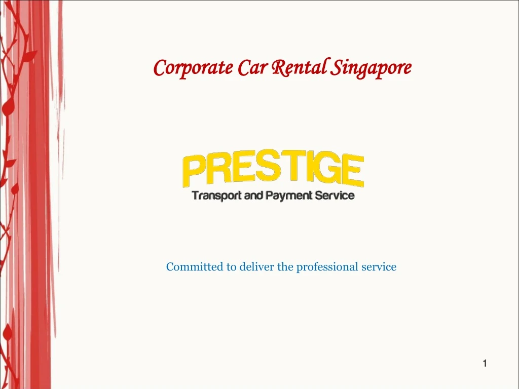 corporate car rental singapore