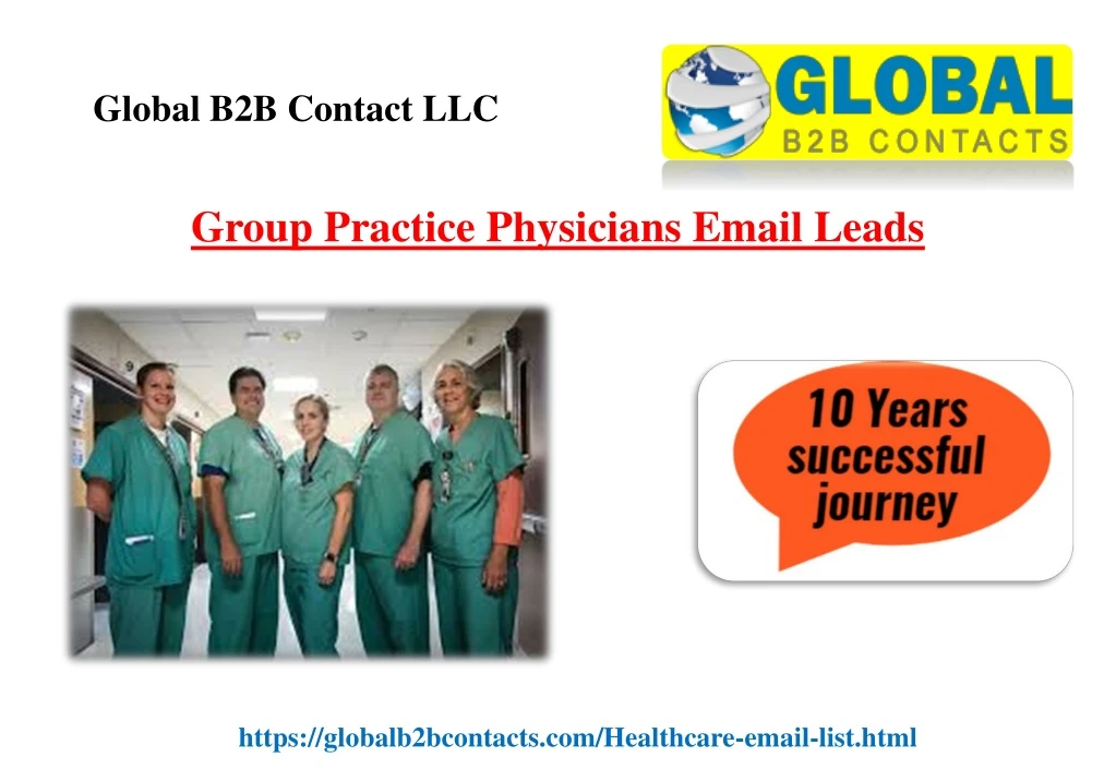 group practice physicians email leads
