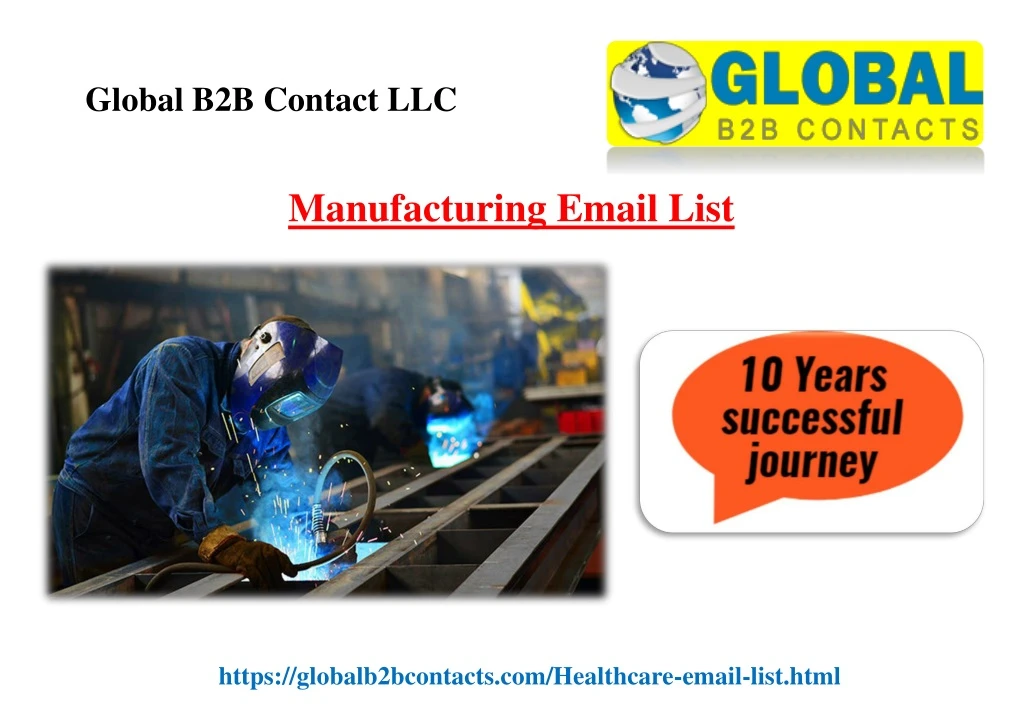 manufacturing email list