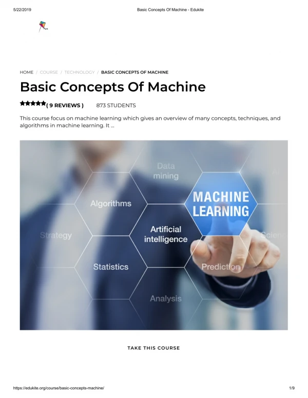 Basic Concepts Of Machine - Edukite