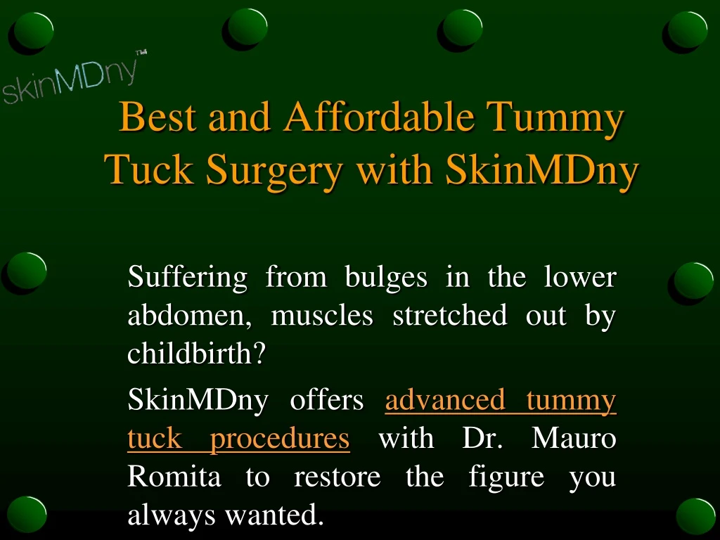 best and affordable tummy tuck surgery with skinmdny