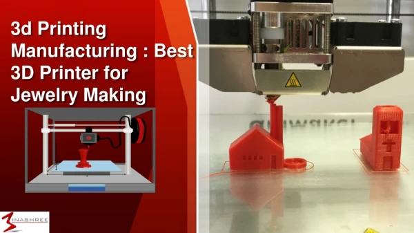 3d Printing Manufacturing - Best 3D Printer for Jewelry Making