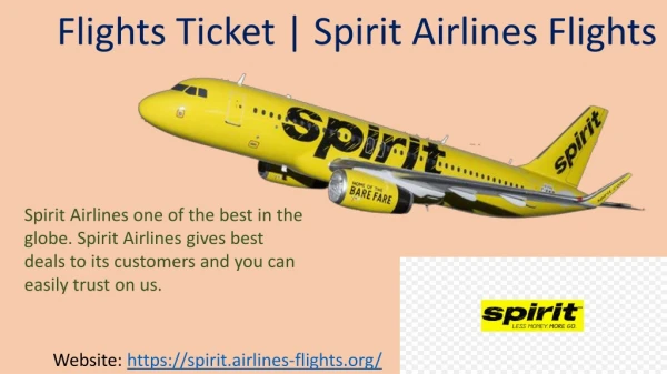 Book Flights Ticket | Spirit Airlines Flights