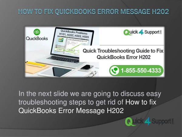 How to fix QuickBooks Error Message H202