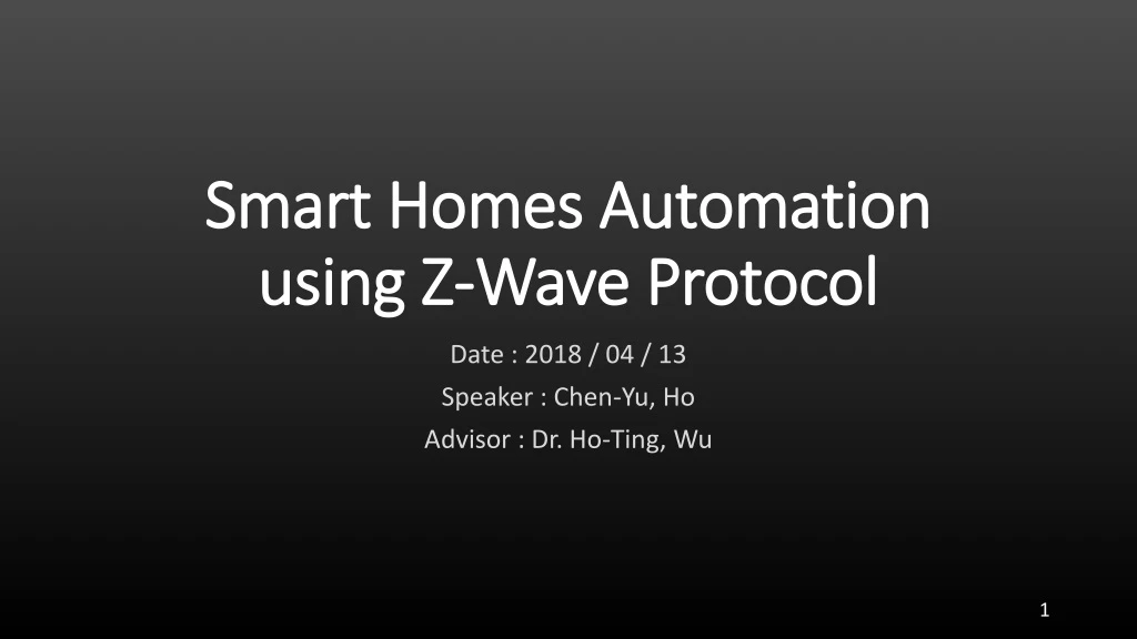 smart homes automation using z wave protocol